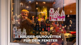 Fensterbilder Häuser  Kreatividee [upl. by Olifoet]