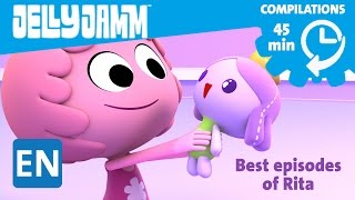 Jelly Jamm English Episode compilations 45 min Best moments of Rita [upl. by Noram588]