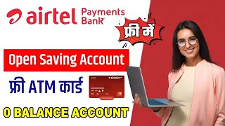 Airtel Payment Bank Account Open Online  Zero Balance Account Open  Airtel Payment Bank Passbook [upl. by Oirtemed]