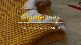 Je couds deux petites gigoteuses  couture bebe [upl. by Rahel]