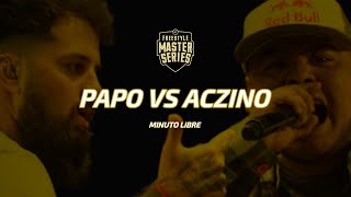 Papo Vs Aczino 2do Minuto Libre Instrumental  Octavos De Final FMS Internacional Temporada 202021 [upl. by Corwin883]