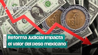 Reforma Judicial en México impacta el valor del peso frente al dólar [upl. by Notlih]