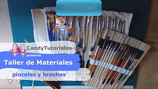 Taller de MaterialesðŸ“šðŸ“  pinceles y brochas [upl. by Boycey]