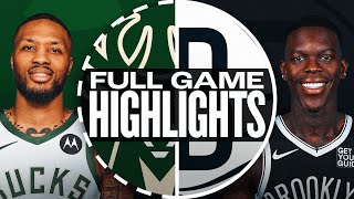 BUCKS at NETS  FULL GAME HIGHLIGHTS  October 27 2024 [upl. by Tia66]