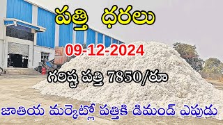 10122024 today cotton prices warangal khammam cotton prices adoni cotton price todayపత్తి ధరలు [upl. by Nevaed]