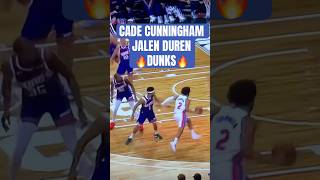 Cade Cunningham amp Jalen Duren Went CRAZY Against Phoenix Suns 🔥 MustSee Highlights [upl. by Nowell]