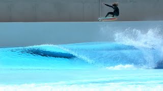 BLAIR CONKLIN RIPPING NEW WAVEPOOL ON THE 410quot ODYSEA TWIG [upl. by Honniball817]