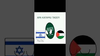 Palestina vs Israel bilekIbIrlaveidCB62 countryballs freepalestine stopwar shorts [upl. by Anoyk]