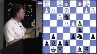 Sacrificing the Queen  GM Yasser Seirawan  20130731 [upl. by Kuebbing]