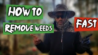 How To Remove Weeds Fast [upl. by Yesoj]