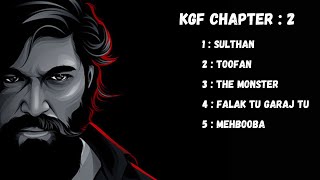 KGF Chapter 2 All 5 Songs Hindi  New Song playbeatsstudio [upl. by Iahk]