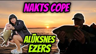 Nakts cope no laivas Alūksnes ezerā 🐠🐠🐠 [upl. by Olinde]