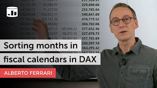 Sorting months in fiscal calendars in DAX [upl. by Hardunn]