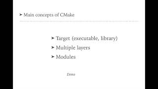 Learn CMake by real example tutorial 1 main concepts of CMake target modules [upl. by Arekat]