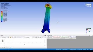 Connecting Rod Strength Analysis on Ansys Static Structural Analysis [upl. by Assirahc635]