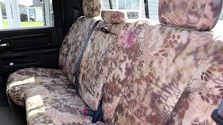 Kryptek seat cover review [upl. by Ardnekan]