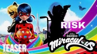 MIRACULOUS  RISK  TEASER 🐞  4° Temporada  Miraculous Brazil [upl. by Gwen602]