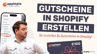 Gutscheine in Shopify erstellen 202223  schnell amp einfach [upl. by Kilian]