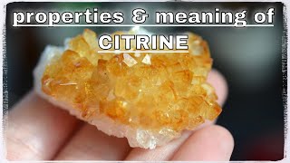 Citrine Meaning Benefits and Spiritual Properties [upl. by Aikahc905]