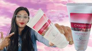 Charmis Hand Cream ReviewampDemoWith Vitamin C amp Hylaronic AcidBeauty Tips By Mahira [upl. by Hoffmann]