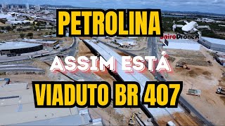 DRONEX no Viaduto BR 407 Petrolina [upl. by Aierbma836]