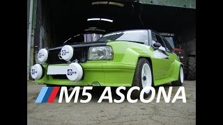 E34 M5 Powered Opel Ascona Drift Car [upl. by Yajiv544]