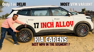 KIA CARENS PRESTIGE  MODIFIED  17 INCH ALLOY  ONLY 1 IN DELHI  MUST WATCH BEFORE BUYING [upl. by Shulins182]