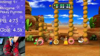 Mario Party 7 Pokey Pummel 450 [upl. by Airyk]