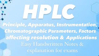 HPLC  High Performance Liquid Chromatography Modern Pharmaceutical Analytical Techniques mpharm [upl. by Angy312]