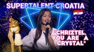 ANOTHER VICTORY FOR CHRIZTEL ACEVEDA🎉🎉Second Golden Button as the first finalist of SUPERTALENT 🇭🇷 [upl. by Nollaf]