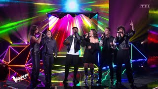 Les Finalistes amp Soprano reprennent Cosmo Mon Everest Roule et En Feu  The Voice 2024  Finale [upl. by Carola410]