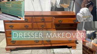 Dresser Makeover  2 toned  carbide scraper [upl. by Eidas]