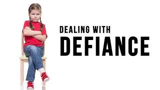 How to Handle a Defiant Child  Stop Back Talk [upl. by Peednas]