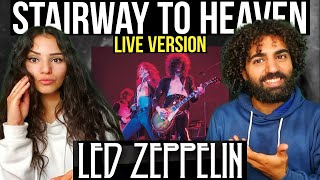 OMG 🔥🎸 We react to Led Zeppelin  STAIRWAY TO HEAVEN LIVE  REACTION [upl. by Abramo]