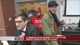 Commentator behind Its OK To Be White speech due in court [upl. by Atorod302]