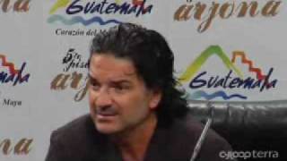 Rueda de prensa de Ricardo Arjona en España 2009 [upl. by Arlo]