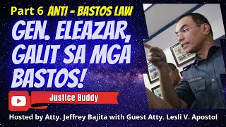 PNP CHIEF GEN ELEAZAR GALIT SA MGA BASTOS I Part 6 of SAFE SPACES ACT I BATAS I JUSTICE BUDDY [upl. by Jessi784]