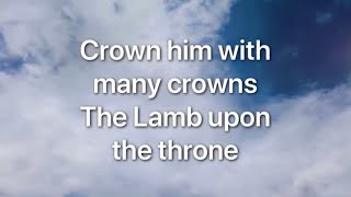 Crown Him  Norton Hall Band Lyric Video [upl. by Ajnat441]