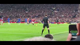 Bruno penalty vs Chelsea  Stretford end POV [upl. by Kaule]