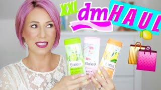 XXL DM HAUL AUGUST 2016🛍 BALEA BRÄUNUNGS LOTION😳 NEUHEITEN🍋 DEMO 🌺 LIMITED EDITION Nagellack P2 [upl. by Pharaoh34]