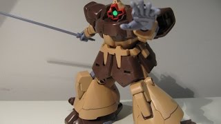 1144 HGUC Dom Tropen Sand Brown Ver Review [upl. by Ioyal]