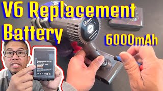 Dyson V6 Battery Replacement [upl. by Nanreh]