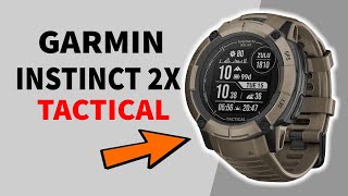 Garmin Instinct 2X Solar Tactical Coyote Tan Unboxing [upl. by Ataeb78]