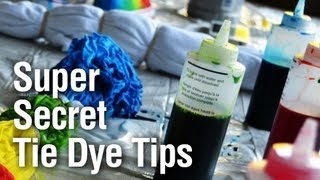 Super Secret Tie Dye Technique [upl. by Airtemed]