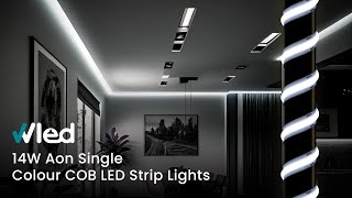 14W Aon Single Colour COB LED Strip Lights  Wholesale LED Lights [upl. by Alemaj]