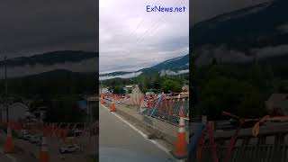 Sicamous Bridge Semi Accident Sunday AM [upl. by Eocsor]