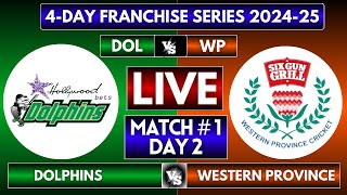 Dolphins vs Western Province Match 1 Day 2 DOL vs WP 4Day Franchise Series 2024 [upl. by Prochoras]