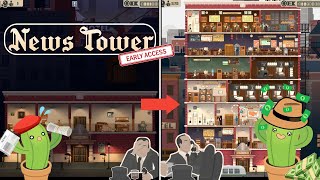 I Played 100 of News Tower Early Access Build [upl. by Atis]