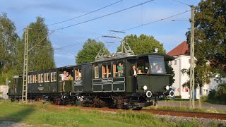 Der älteste Betriebsfähige Elektrozug der Welt Trossinger Eisenbahn mit der Mondscheinfahrtquot [upl. by Juetta207]