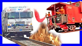 Firefighting and Police Trains [upl. by Aimit]